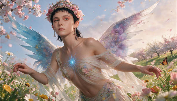 Spring's Secret Moment: The Celestial Blossom