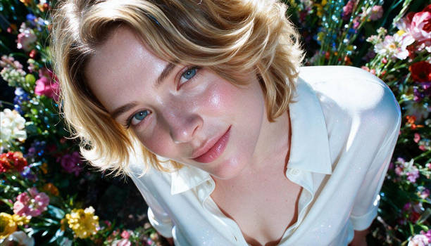 Blooming Gaze: Where Light Meets Spring
