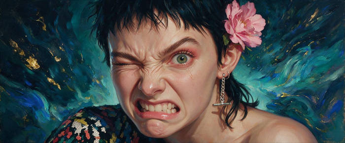 Fury Unleashed: The Face of Raw Emotion