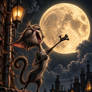 🌕🎶 The Moonlight Serenade — A Cat’s Song Beneath the Stars
