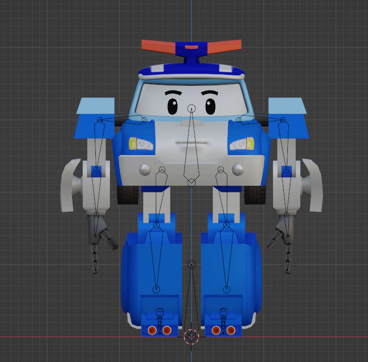 Robocar Poli Blender Model Download By TVRoneTheTVRobot2023 On DeviantArt