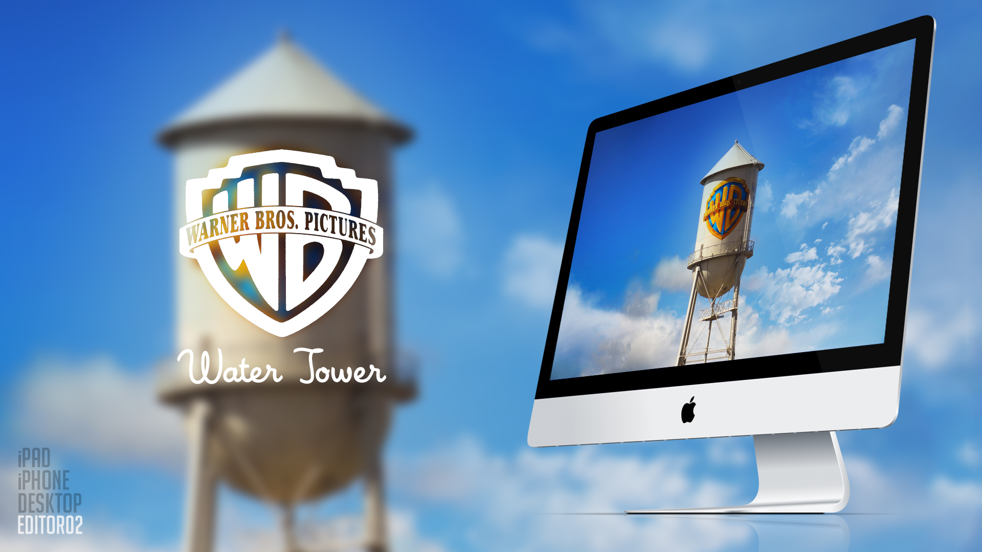 Warner Bros. Water Tower - Wallpaper