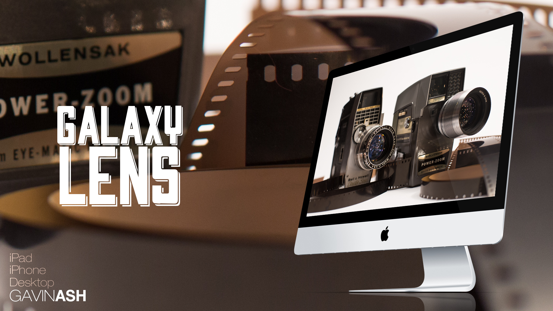 Galaxy Lens - Wallpaper by GavinAsh