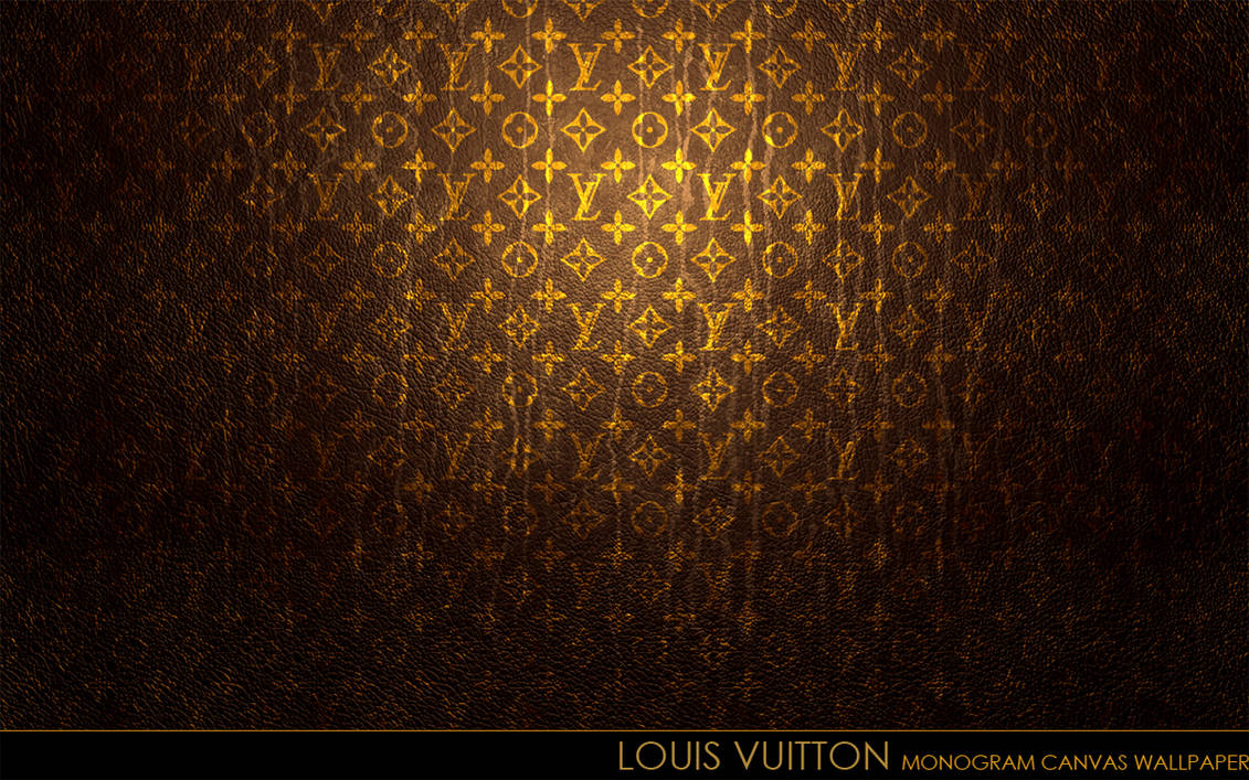 Black Leather Louis Vuitton Wallpaper