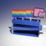 Nyan Cat Machine - Papercraft