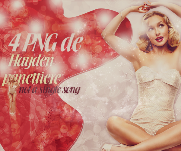 pack 4 png hayden panettiere