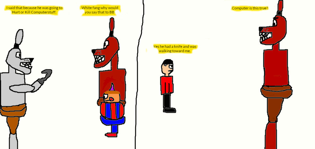 FNAF The big fight part 3. by WhiteFangthefox on DeviantArt