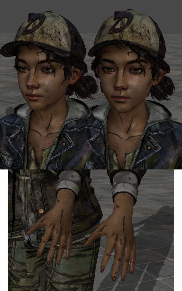 Season Four Clementine w/ clean Textures by DeckardTBechard on DeviantArt