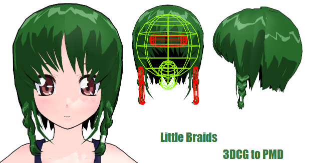 MMD- Little Braids.2 -DL