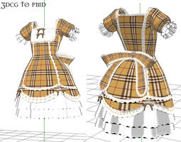 MMD- Plaid Dress-DOWNLOAD