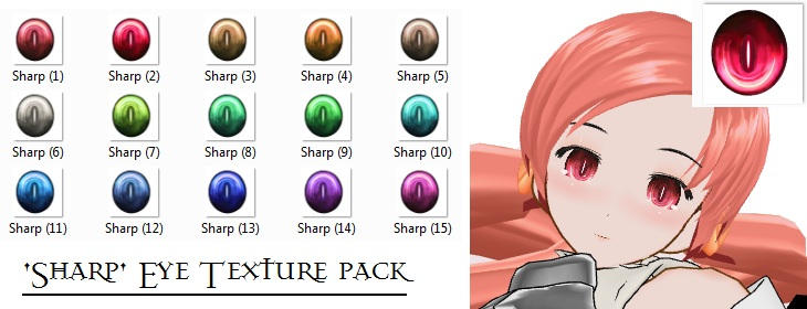 MMD- Sharp Eyes -TExture DL by MMDFakewings18 on DeviantArt