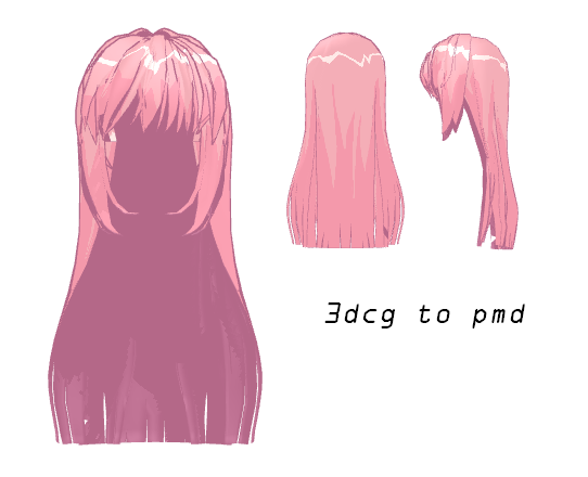 MMD- Rose Hair -DL