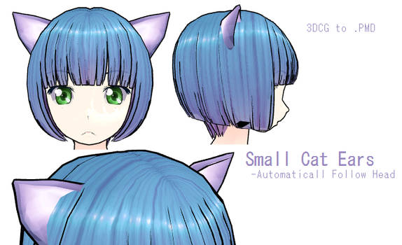 MMD- small cat Ears -DL