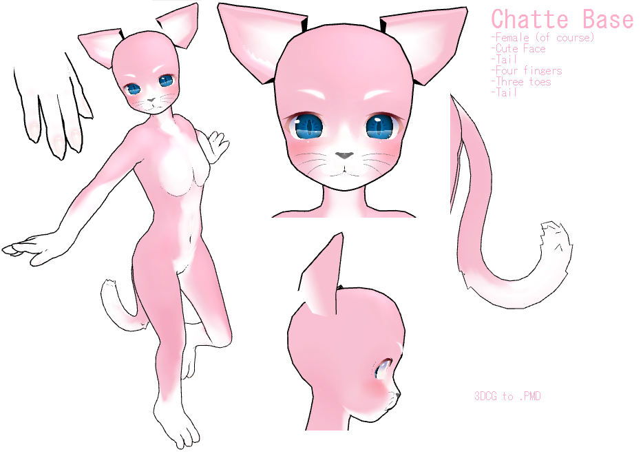 MMD- Chatte Base -DL