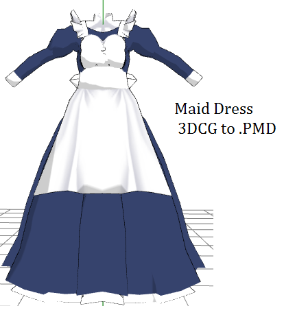 MMD- Large Maid Dress -DL