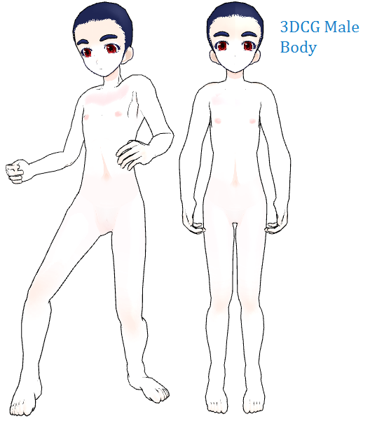 3dcg Male Base By Mmdfakewings18 On Deviantart