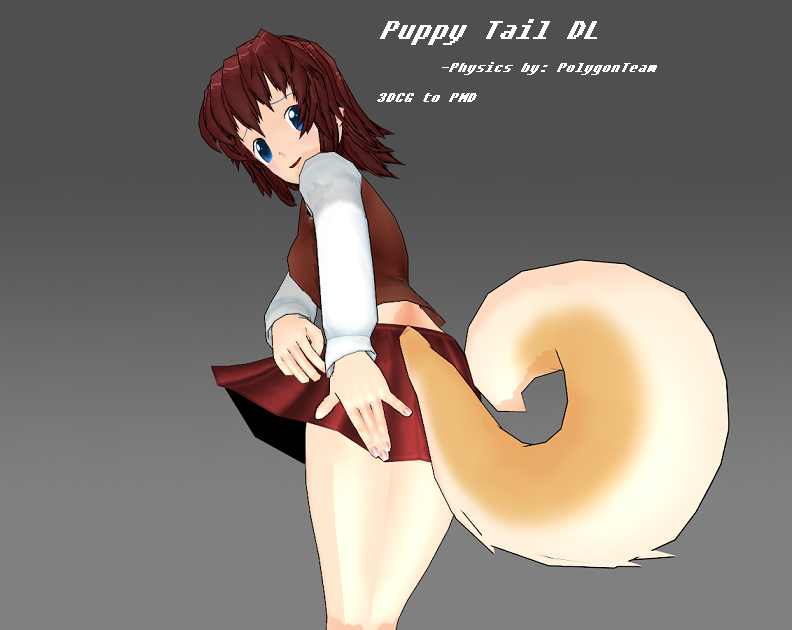 3DCG Bouncy Puppy Tail