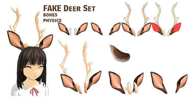 MMD- Fake Deer Set -DL