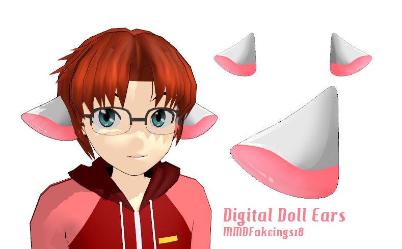 MMD= Digital Doll Ears =DL