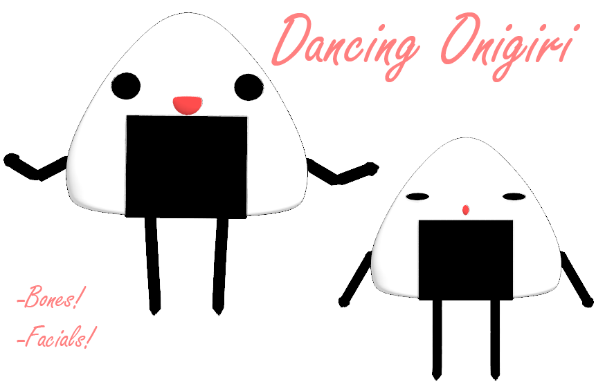 MMD- Dancing Onigiri -DL