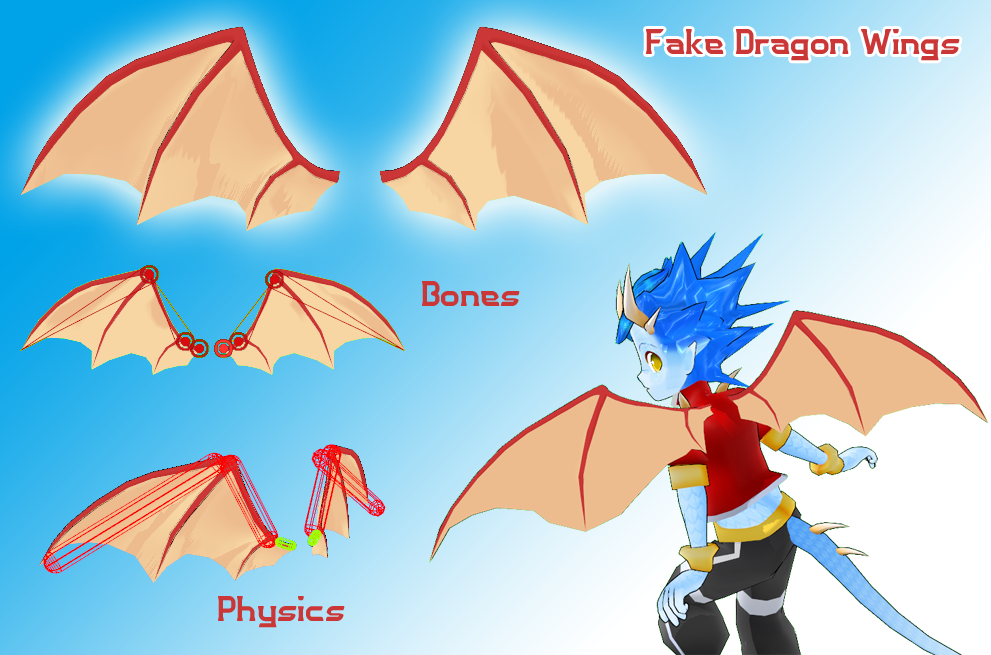 Fake Dragon Wings