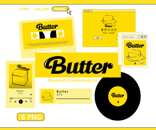 Featured image of post View 21 Bts Stickers Png Butter