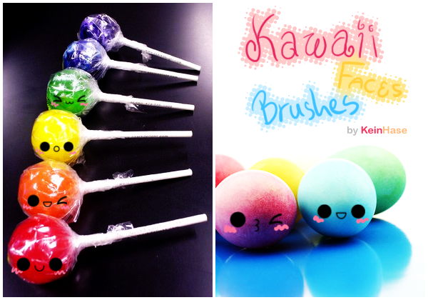 Kawaii Faces Brushes