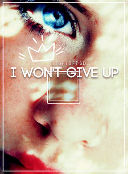 +I Wont Give Up