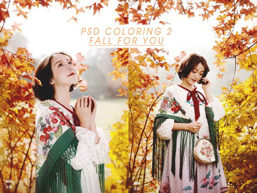 PSD Coloring 2: FALL FOR YOU by supermahomie on DeviantArt