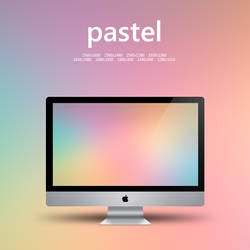 minimal pastel wall