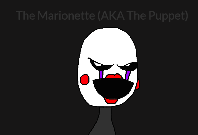 FNAF - The Marionette (AKA The Puppet) by worldofcaitlyn on DeviantArt
