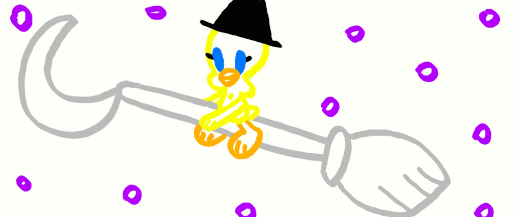 LT - Tweety On Witch Broom by worldofcaitlyn on DeviantArt