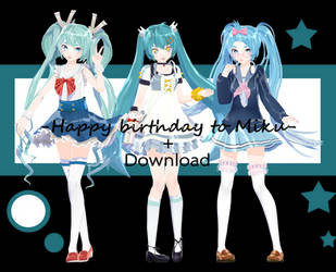 Happy birthday To Miku