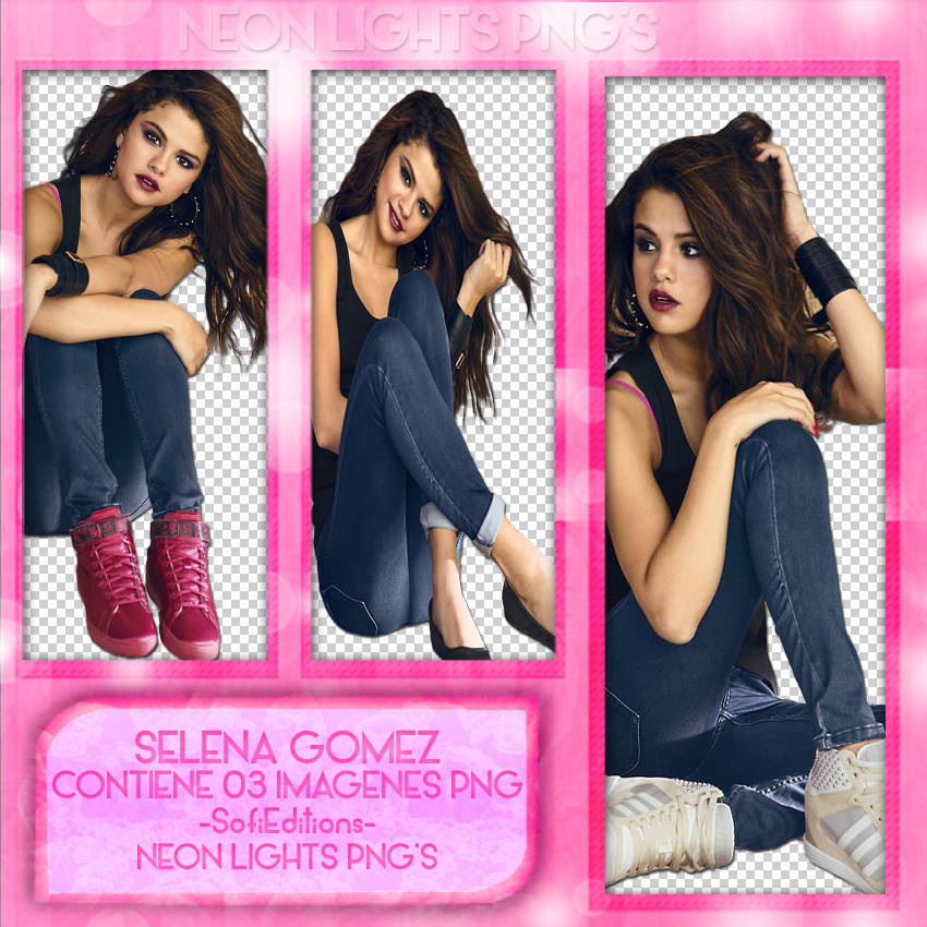 Selena Gomez Pack PNG - NeonLightsPNG'S