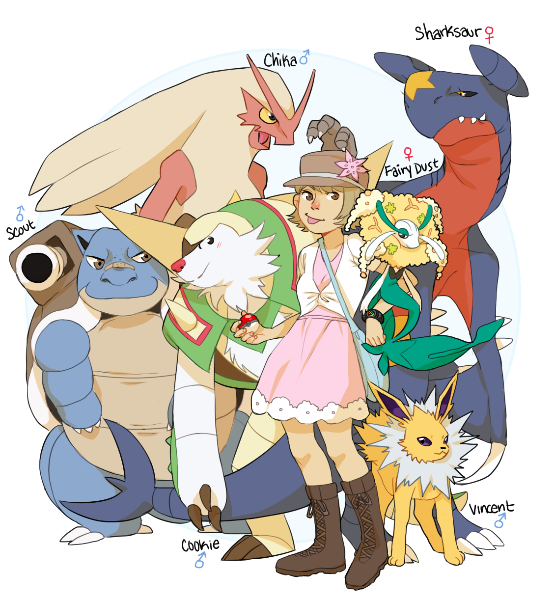 Pokemon X Team by SawakoDandiNekoCX on DeviantArt