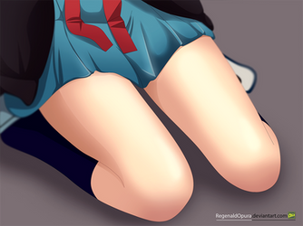Yuki's Legs - PSD File and Speed Painting Video