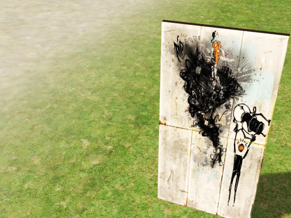 Portal Rattman Drawing TS2: Ratman painting portalgun by ClaudeMorisien on DeviantArt