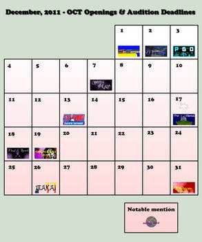 December 2011 OCT Calendar