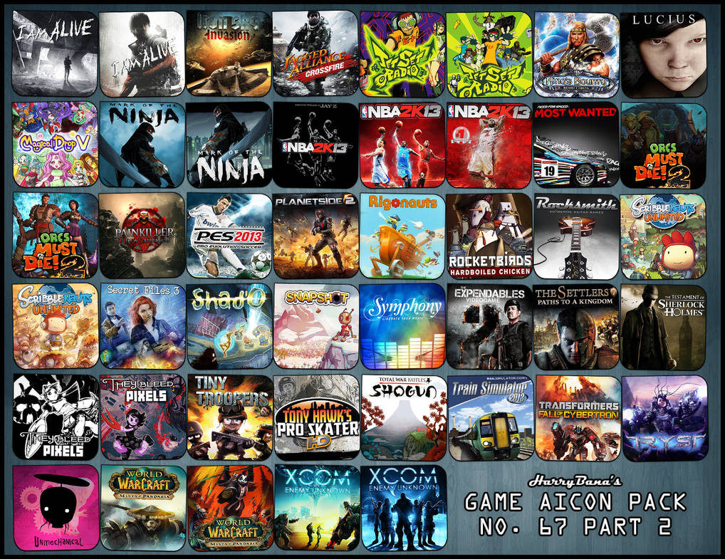 Game Aicon Pack 67 Part 2 by HarryBana on DeviantArt