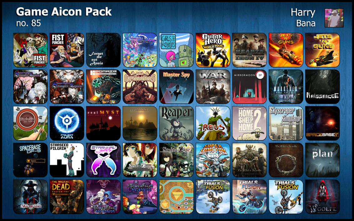 Game Aicon Pack 85 by HarryBana on DeviantArt