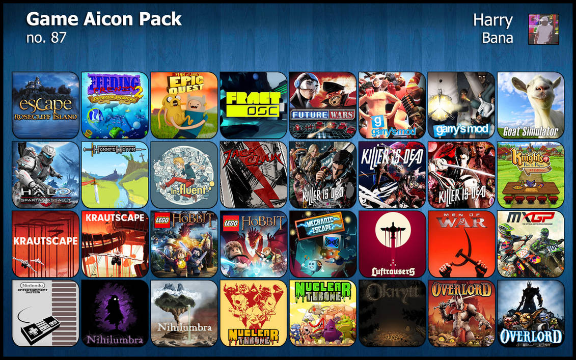 Game Aicon Pack 87 by HarryBana on DeviantArt