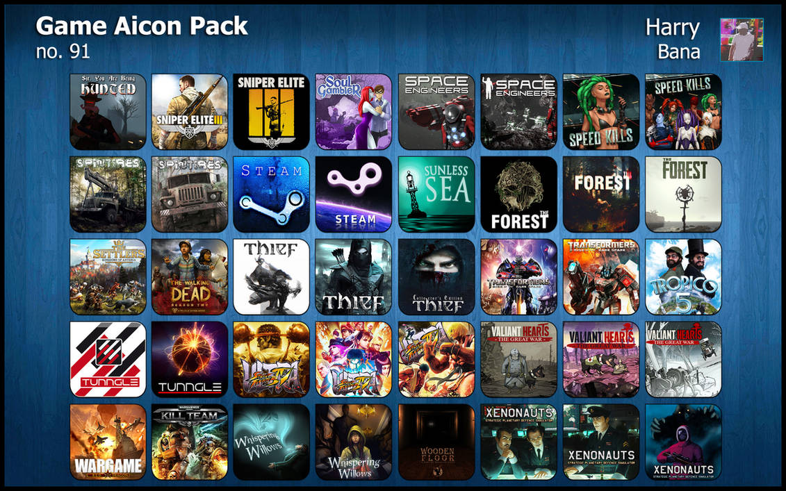 Game Aicon Pack 91 by HarryBana on DeviantArt