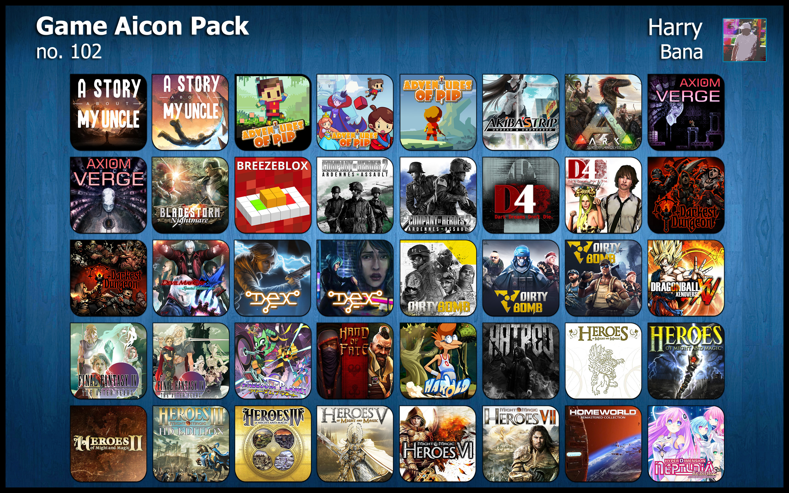 Game Aicon Pack 102