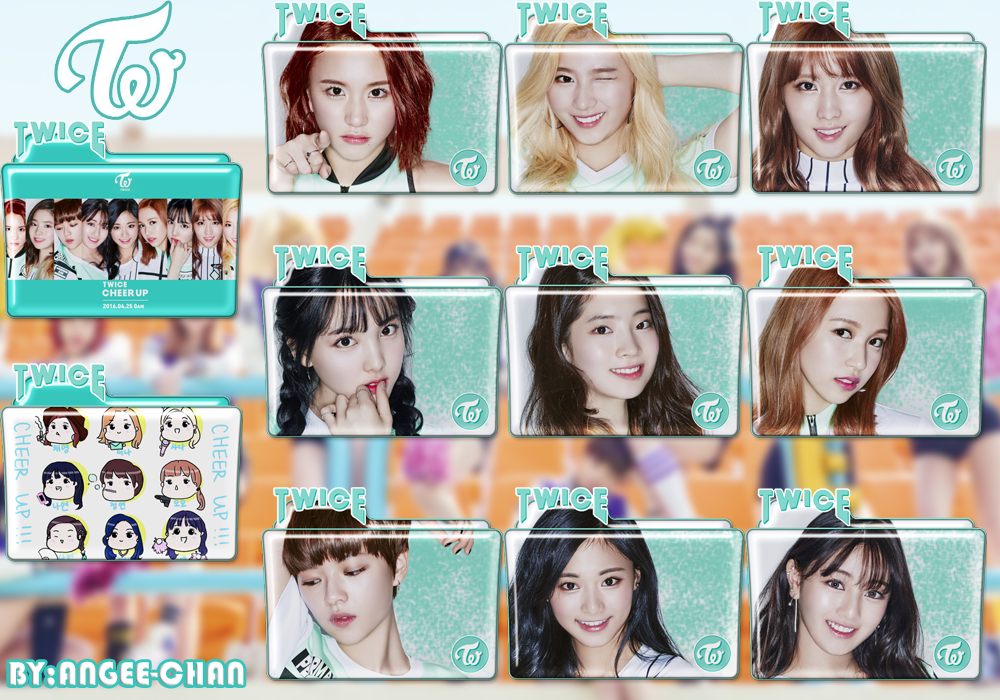 Folders De Twice Cheer Up By Angee Chann On Deviantart