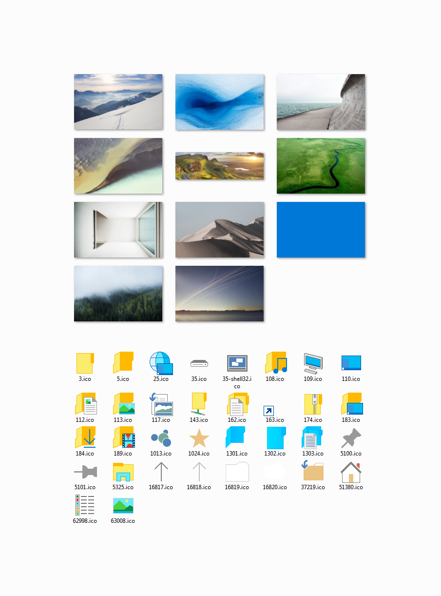 Windows10 Build 9926 icons and wallpapers