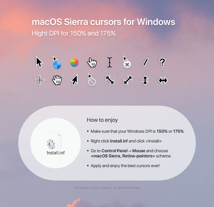 MacBook Cursor For Windows 11 by thaomaoh on DeviantArt