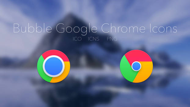 Bubble Google Chrome Icons