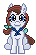Sapphire Fondue Animated Pixel Doll AT by 8-BitBrony