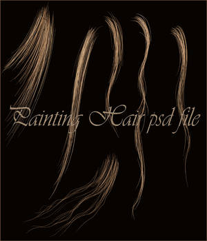 Hair stock psd file...