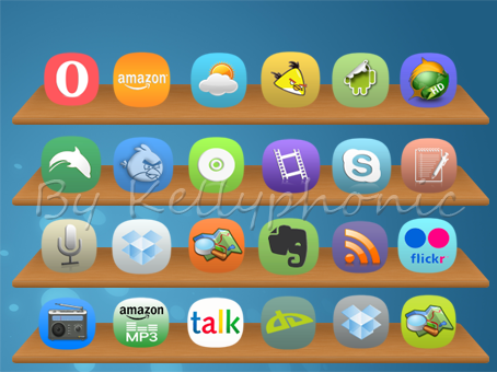 Droid icons meego style